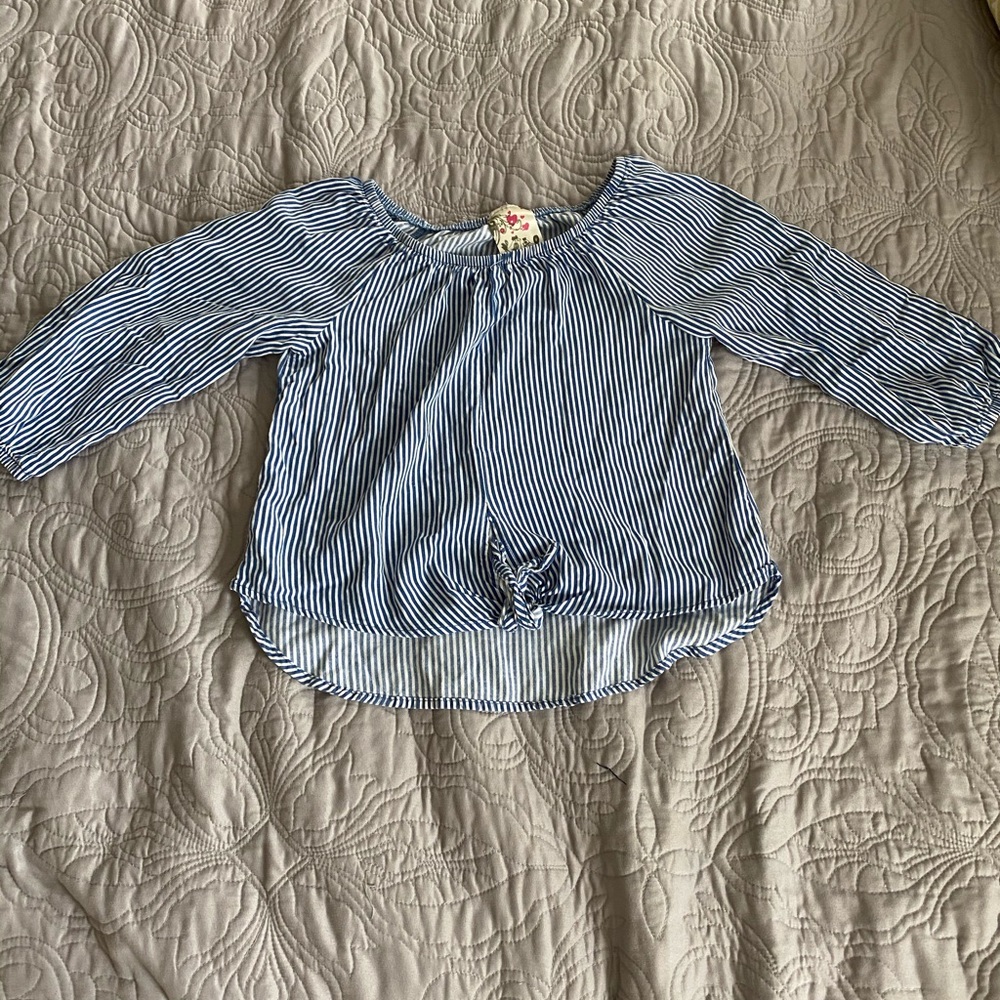 Long sleeve striped shirt